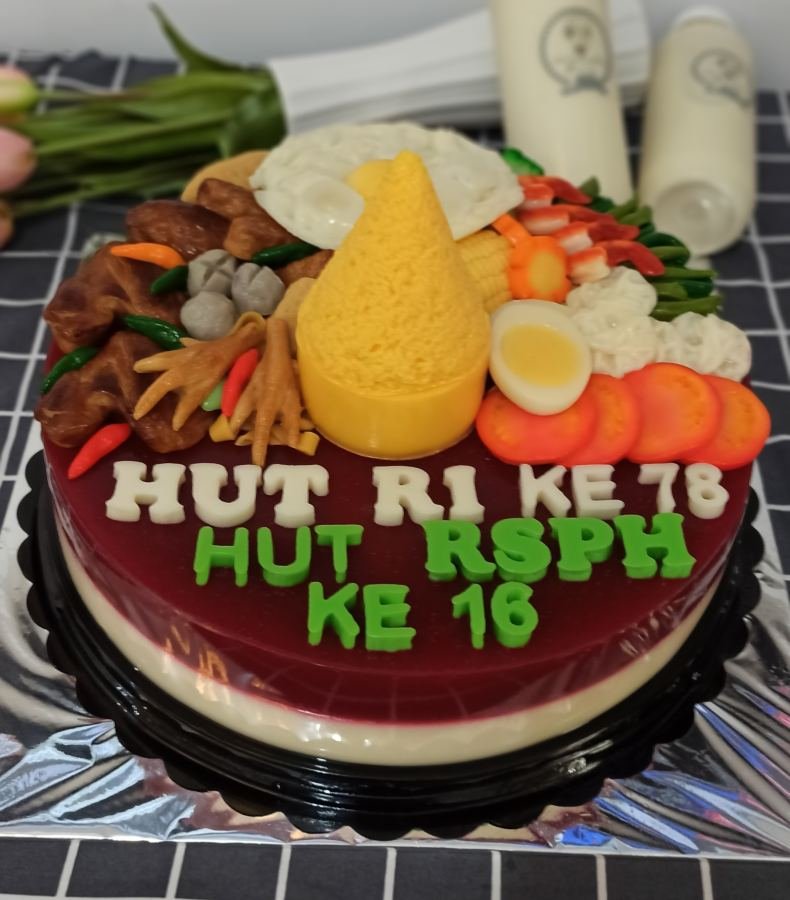 Puding Tumpeng 30cm - Puding Mbok Dewor