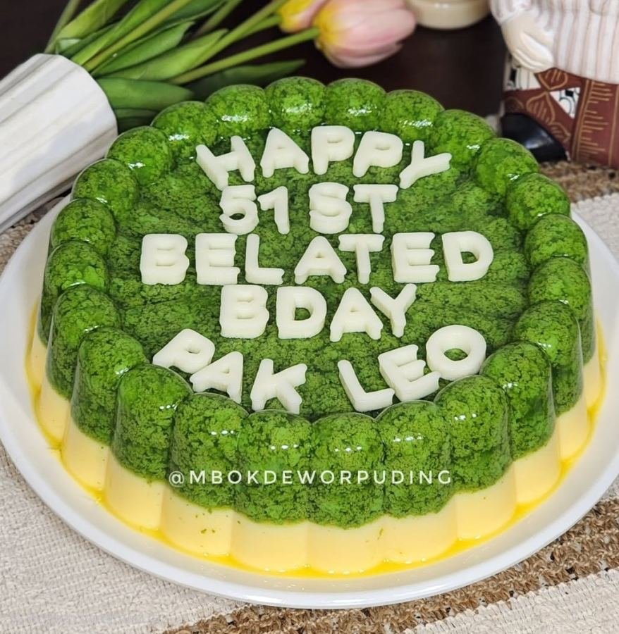Puding Lumut 22 cm - Puding Mbok Dewor